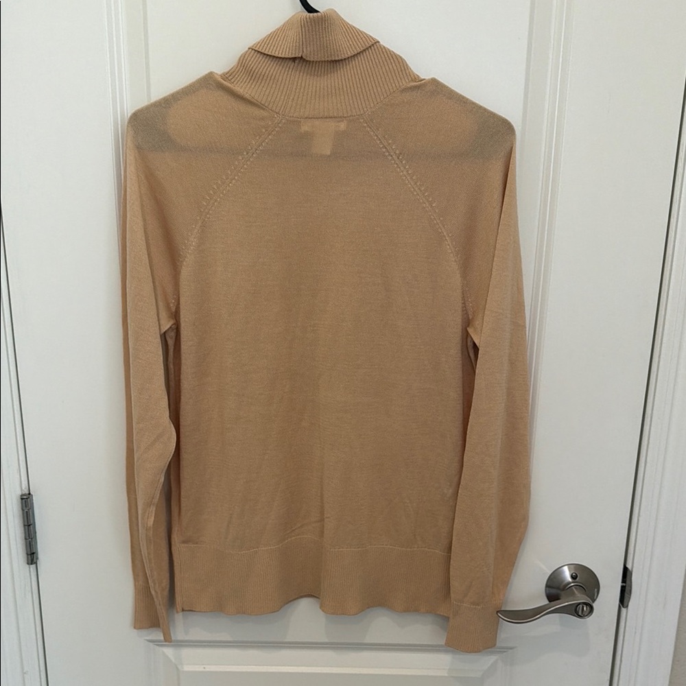 H&M Beige Ribbed Turtleneck - Picture 3 of 4